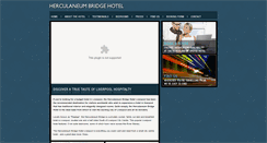 Desktop Screenshot of herculaneumbridgehotel.co.uk